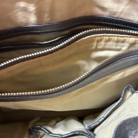 Tory Burch Shimmering Silver Tote - Picture 6 of 16
